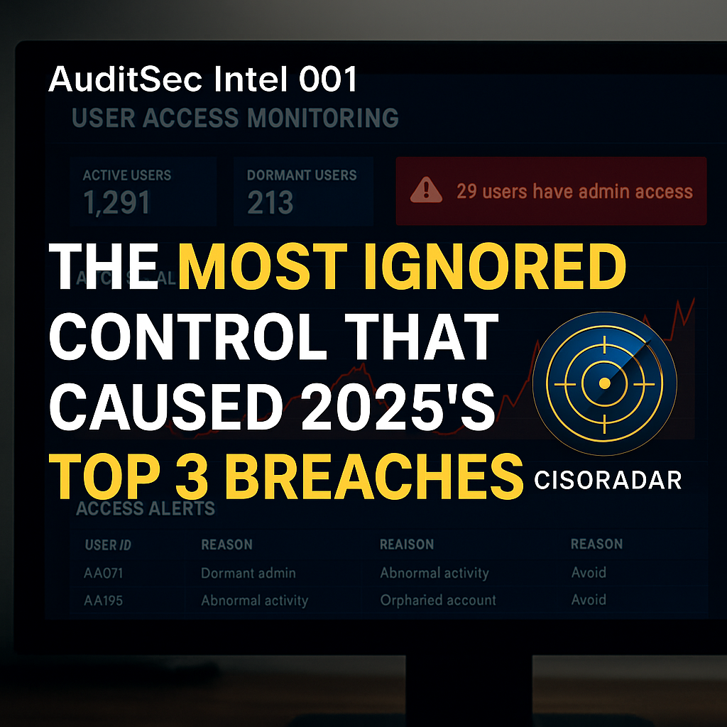 The Most Ignored Control That Caused 2025’s Top 3 Breaches 26 10 2025